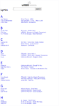 Mobile Screenshot of lyricsmatch.com